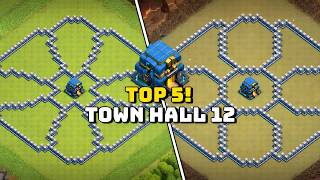 5 BEST TH12 Bases 2026 Copy Link Clash of Clans