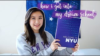 5 TIPS ON GETTING INTO YOUR DREAM SCHOOL | Advice for High School Juniors & Seniors