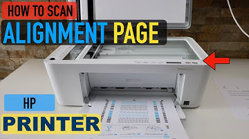 How To Scan Alignment Page HP Printer?