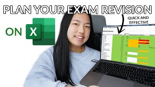 How I schedule + track my EXAM REVISION (+ free template)
