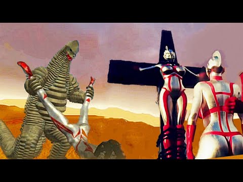 Ultraman Woman tortured Các Siêu nhân điện quang nữ bị Quái vật ngoài hành tinh tra tấn