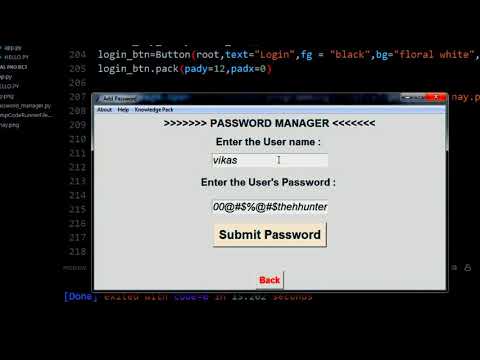 Password manager python file project | Terminate Learnings