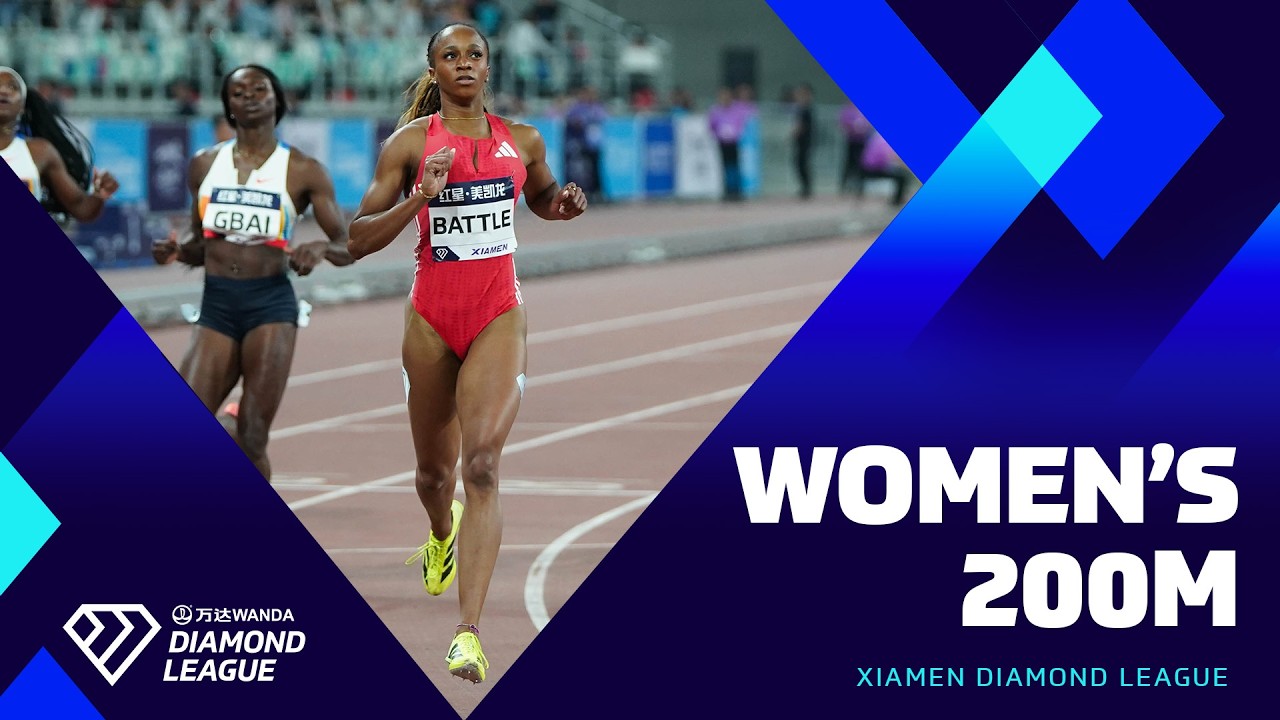 Anavia Battle in a league of her own in Xiamen 👏  | Wanda Diamond League