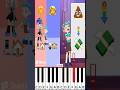 Forces to Study Rory Redcape and Lily Lovebraids | Poppy Playtime 5 (@fash) - Octave Piano Tutorial