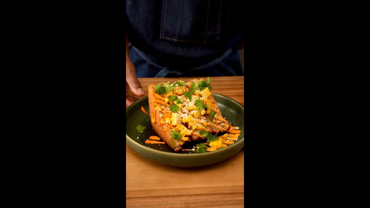 Elote Shrimp Toast