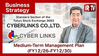 【IRTV 3683】CYBERLINKS CO.,LTD./Mid-Term Plan: ¥22.1B sales & ¥3.0B profit by FY12/30