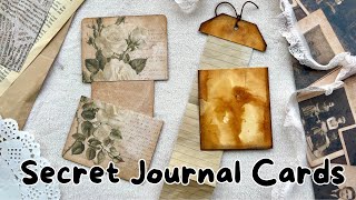 Junk Journal Ephemera Ideas | Secret Journal Cards