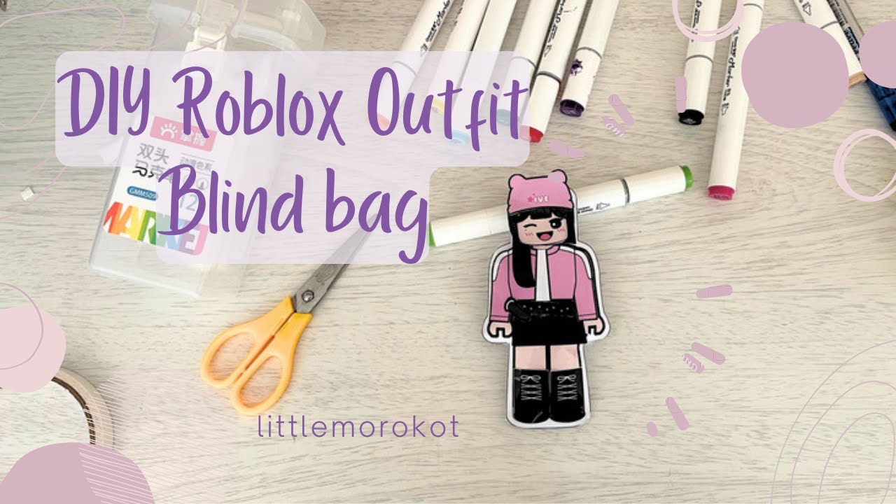 🌸Paper DIY🌸 Roblox Outfit Blind Bag #papercraft #roblox #unboxing #로블록스  #asmr