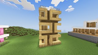 How to Build a Mosaic Survival House Minecraft