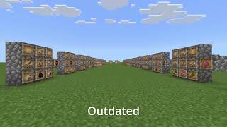 Minecraft spawn eggs oudated