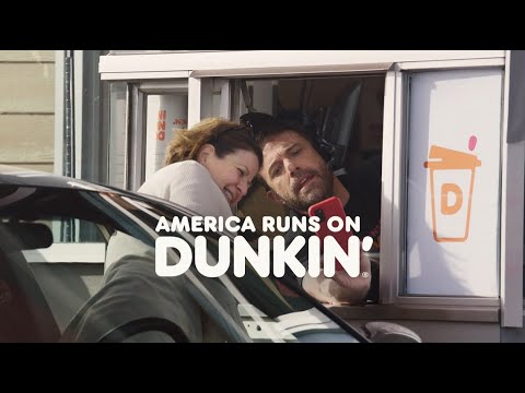 Ben Affleck Works a Dunkin' Drive-Thru in Super Bowl Ad