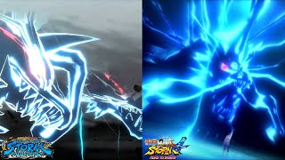 Sasuke (Supporting Kage) Side by Side Comparison -  Naruto x Boruto Ultimate Ninja Storm Connections