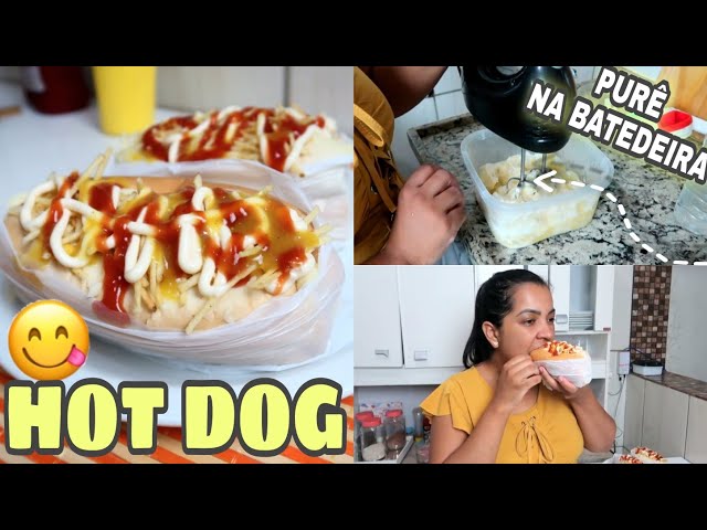 Cachorro Quente Prensado 🌭 O Autêntico Dogão Paulista com Purê 