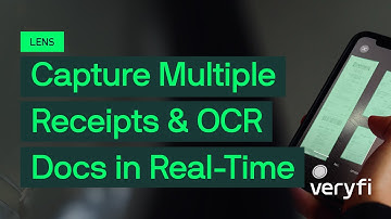 Intelligently Capture Multiple Receipts & OCR Documents in Real-Time