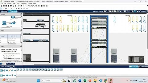 ENSA (Version 7.00) Final PT Skills Assessment Exam (PTSA) Answers