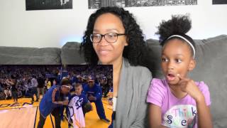 11 Year Old Kid Shows Off His Basketball Handles on Warriors Ground REACTION