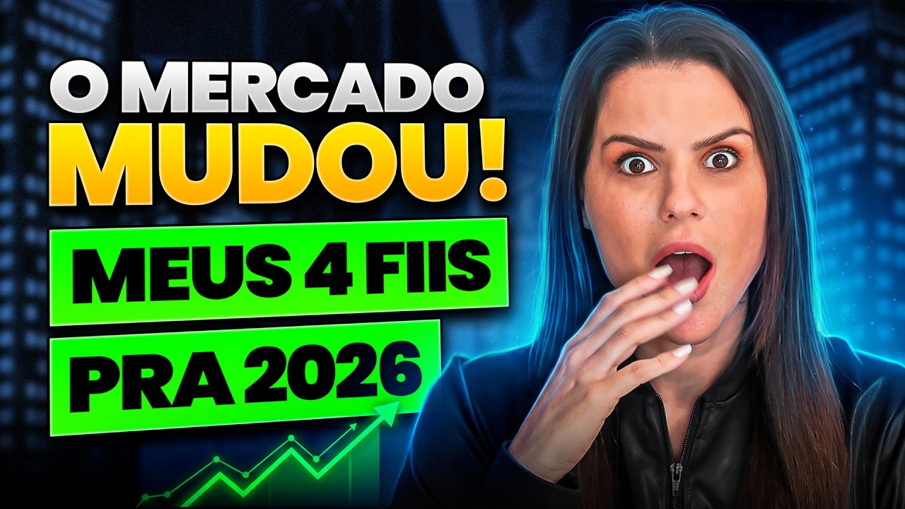 4 FUNDOS IMOBILIÁRIOS INDISPENSÁVEIS PARA 2026!