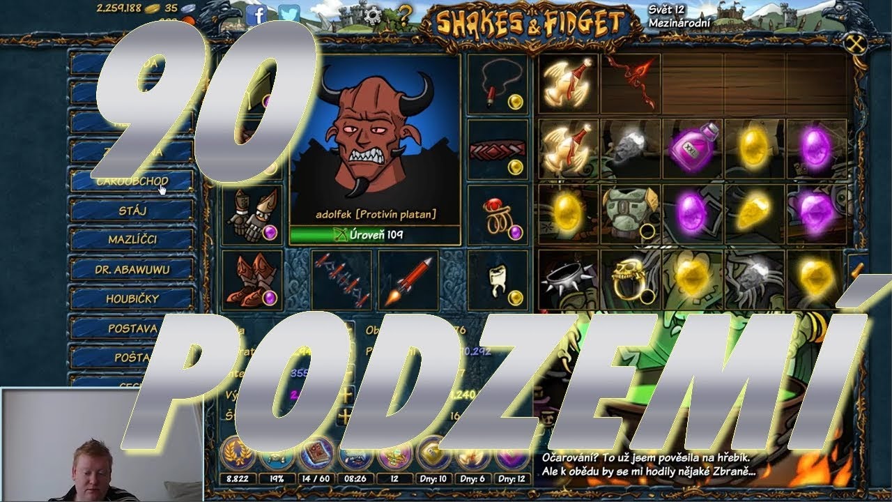 90 PODZEMÍ | Shakes and Fidget | CZ/SK
