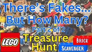 Lego Minifigure Treasure Hunt: There's Fakes, But How Many? Part 2 of 2