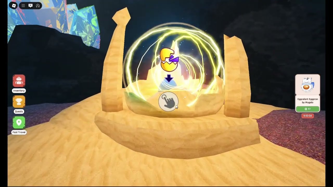 Roblox The Hatch: Time Biome - Egg of Tempus Fugit and Eggternal Halo