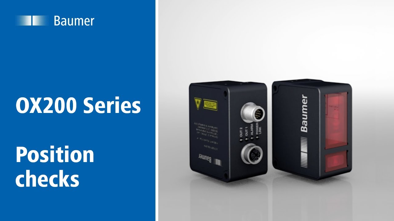 Baumer | Smart 2D profile sensors | Height based position checks - YouTube