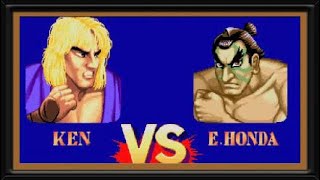 Street Fighter II' Turbo: Hyper Fighting - Ken Vs E.Honda (ARCADE EDITION)