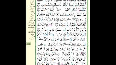 الصفحة (330) من المصحف الشريف ( سورة الأنبياء - مشروع حفظ القرآن الكريم )