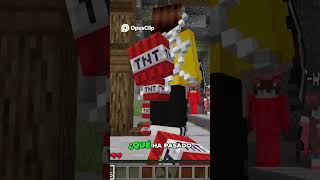 ¡Arañas TNT y DESTRUCCIÓN Total! ¿Quién se SALVARÁ? 💥 en Minecraft #shorts #minecraft