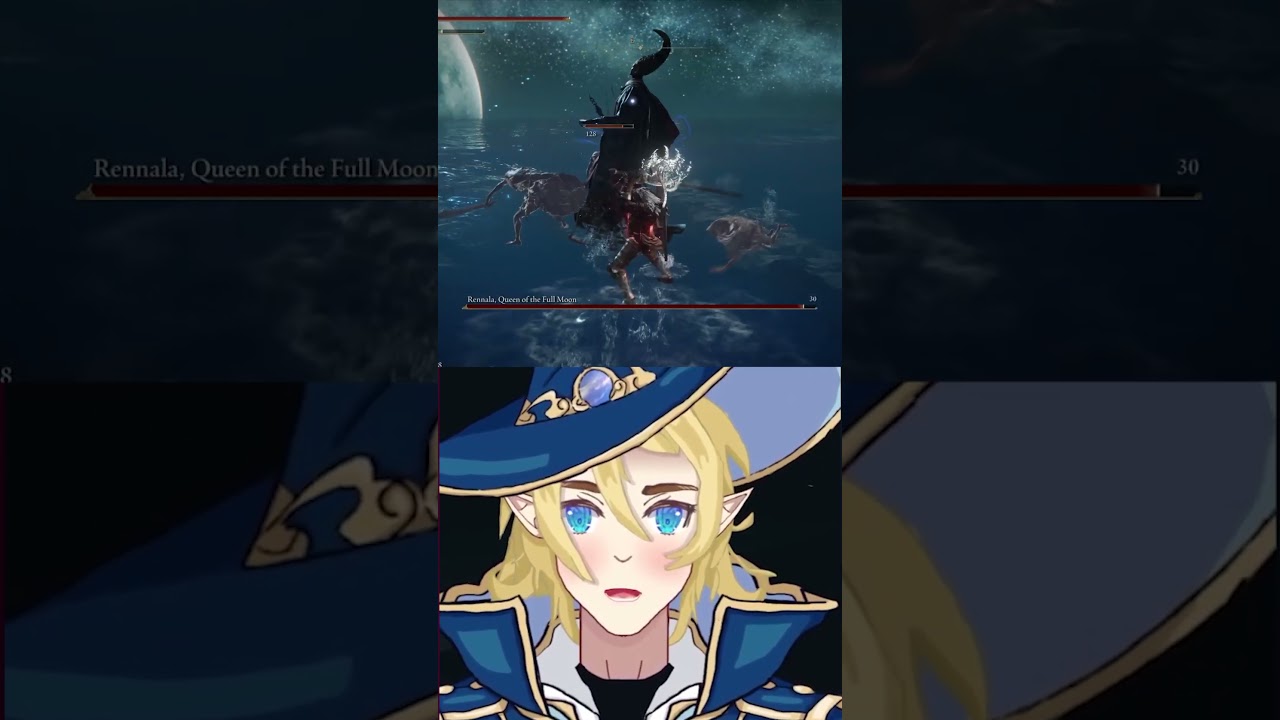 Vtuber VS Rennala, Queen of the Full Moon - #eldenring #shorts