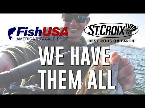 FishUSA Proudly Offers EVERY Model of Freshwater St. Croix Rod Available! 