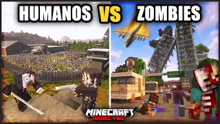 100 jugadores SIMULAN un APOCALIPSIS ZOMBIE en Minecraft Hardcore! | Como una PELÍCULA!