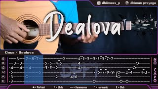 Video thumbnail of "Once Dealova Cover Fingerstyle | TAB Tutorial"