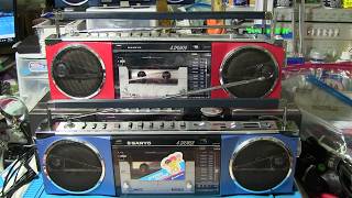 Sanyo MR-U4SL Red restore cassette play AKA Sanyo M7880