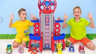 Vlad and Niki PAW Patrol The Movie Toys story Resimi