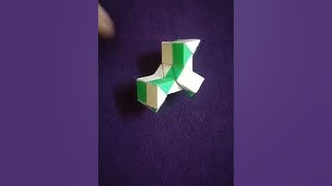 How to make Eagle with snake cube of 24 pcs