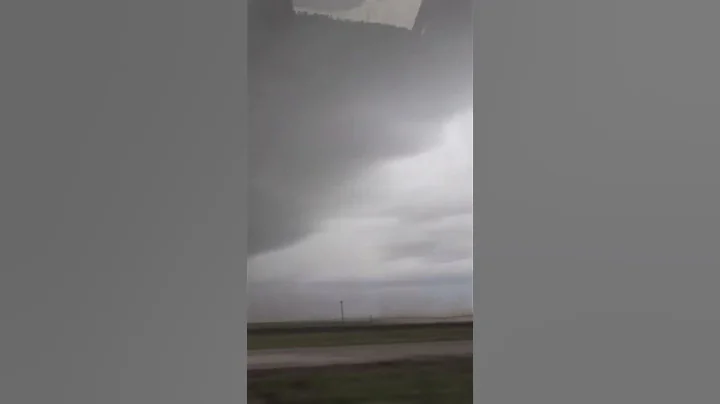 TORNADO Forms Next To Storm Chasers #weather #tornado #shorts #stormchaser #meteorologist