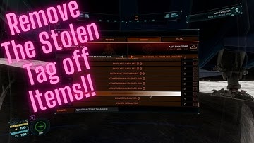 Elite Dangerous Odyssey. Remove The Stolen Tag off Items!!