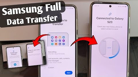 How to transfer data from samsung to samsung | samsung data transfer