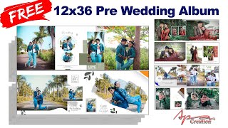 pre wedding album design psd free download || wedding album PSD free download||