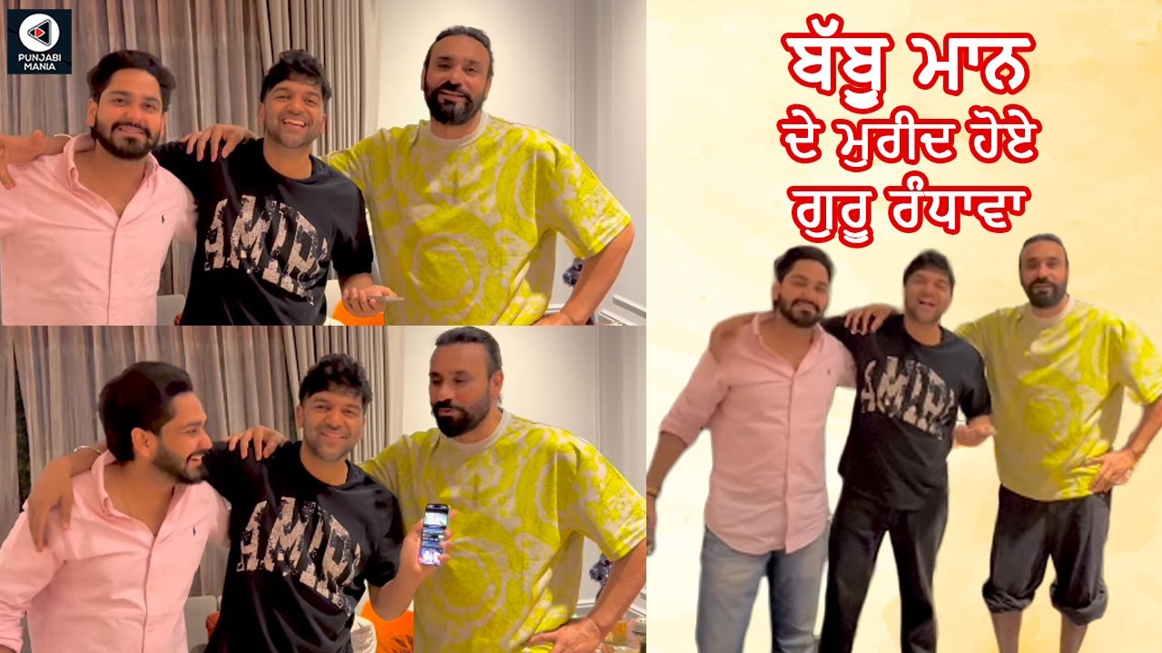 Guru Randhawa Finds a Mentor in Legendary Singer Babbu Maan | Punjabi Mania