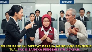 TELLER BANK INI DIPECAT KARENA MENOLONG PENGEMIS TUA, TAK ADA YANG TAHU SIAPA DIA SEBENARNYA‼️