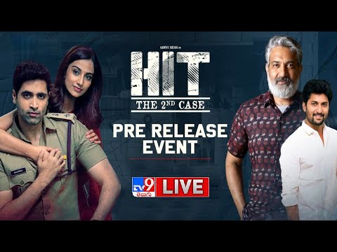 HIT2 Pre Release Event LIVE | Adivi Sesh | SS Rajamouli | Nani - TV9