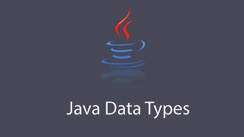 03 java Data Types In Java First Video