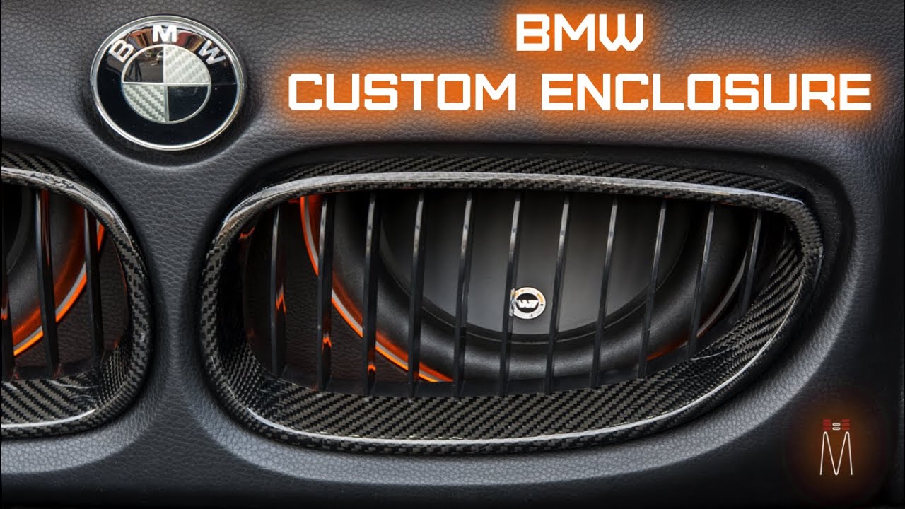 2010 BMW 5 Series Custom JL Audio System - Grill Subwoofer Enclosure Explained! YouTube