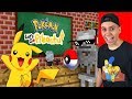 DESAFIO POKEMON NA ESCOLA DE MONSTROS DO MINECRAFT!!