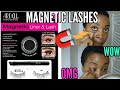 TRYING OUT MAGNETIC LASHES FOR THE FIRST TIME| HOW TO WEAR FALSE LASHES FOR BEGINNERS