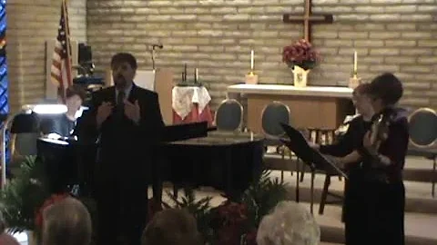 EFREN PUIG SINGS "GESU BAMBINO" w. W. WHITE, VIOLI...
