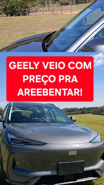 Novo GEELY EX5 mais barato que NISSAN KICKS #shorts
