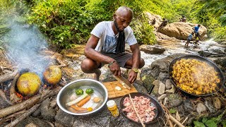 ‼️BIG up God || Roast Breadfruit &amp; Curry chicken Bk || Cooking for my guests on labour Day 