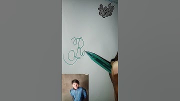 stylish name | Rohit | sk cursive art | how to make a stylish name | stylish signature